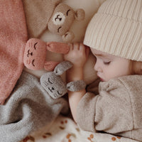 Main Sauvage knuffeldoekje teddy sand knitMSA.KC.TED.SANDd