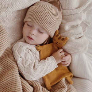 Main Sauvage knuffeldoekje tiger knit