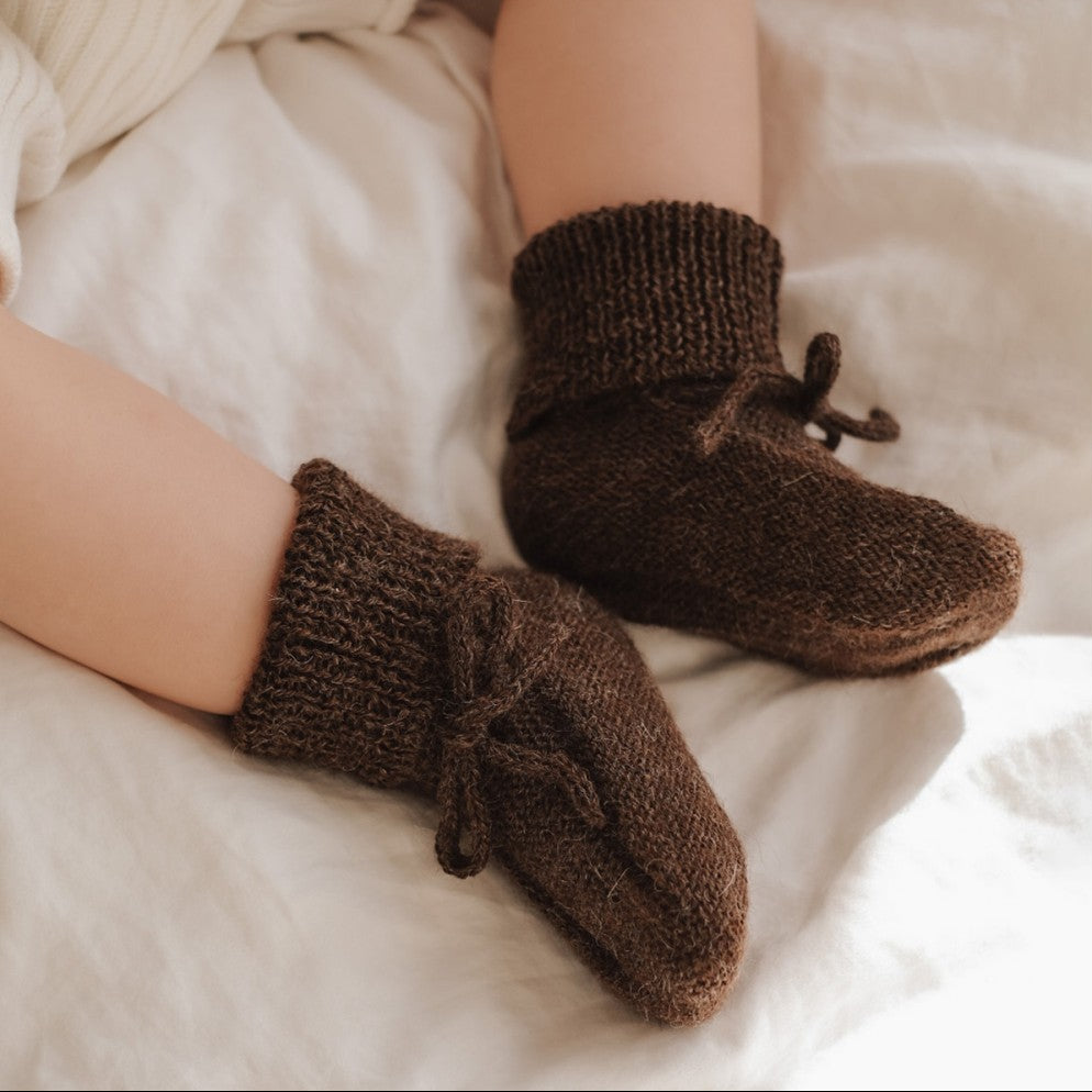 Main Sauvage slofjes dark mocha 0-6 mnd 3760281702181 b