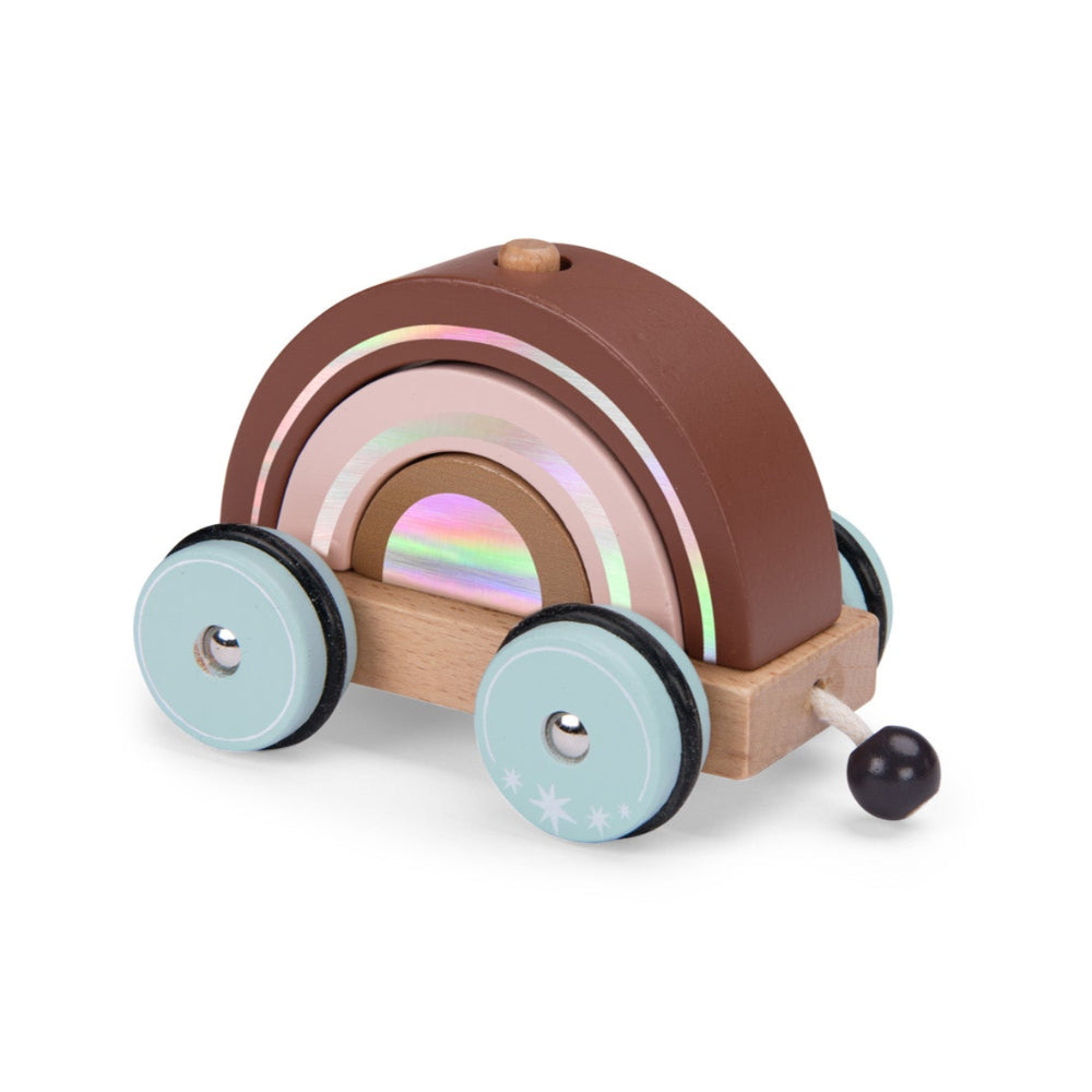 Moulin Roty houten trein op wielen Apres la Pluie 10+ mnd hout