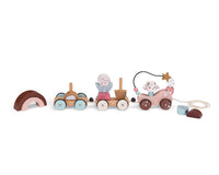 Moulin Roty houten trein op wielen Apres la Pluie 10+ mnd