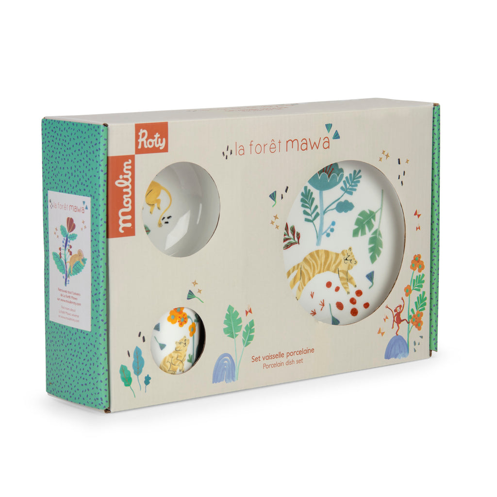 Buy Moulin Roty porseleinen servies La foret Mawa