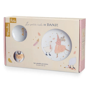 Moulin Roty porseleinen servies Petit école