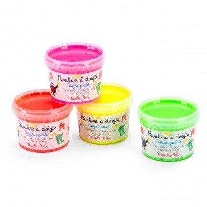 Moulin Roty vingerverf Les Schmouks 4 stks 2 jr+
