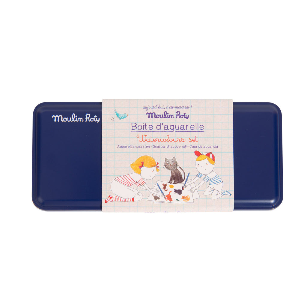 Buy Moulin Roty waterverf paneel 24 kleuren 3 jr+