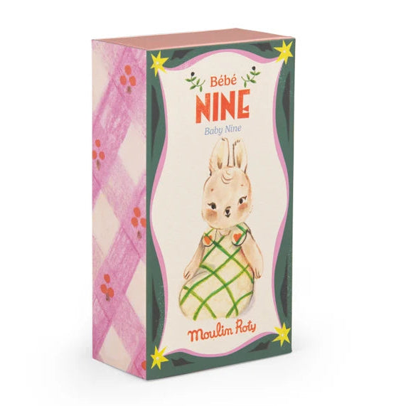 Moulin Roty baby Nine konijntje Les Minouchkas 10 mnd+ 100% polyester