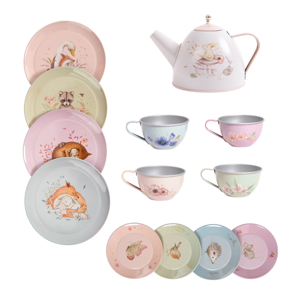 Buy Moulin Roty theeservies in koffertje Les Rosalies 3 jr+