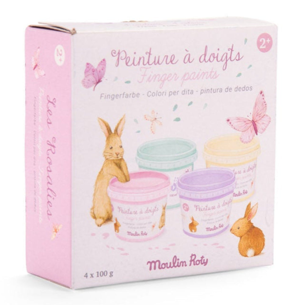 Moulin Roty vingerverf pastel Les Rosalies 2 jr+