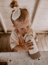 Mrs Ertha stainless steel drinkfles Bouquet silhouette