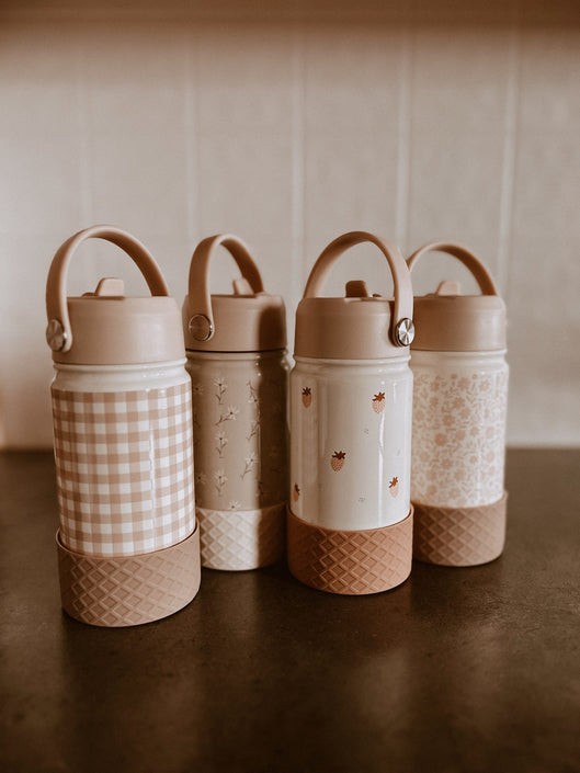 Mrs Ertha stainless steel drinkfles Bouquet silhouette