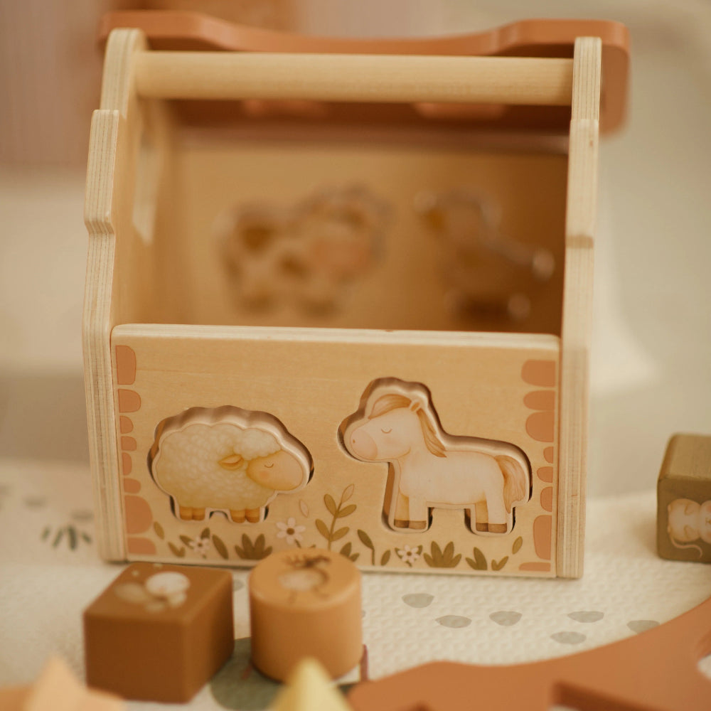 Mrs Ertha houten sorteerspel Tiny Barn 18 mnd+ 100% hout
