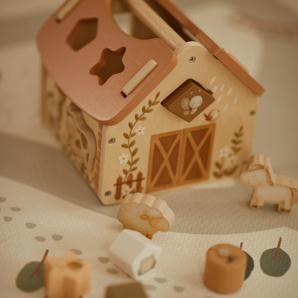Mrs Ertha houten sorteerspel Tiny Barn 18 mnd+