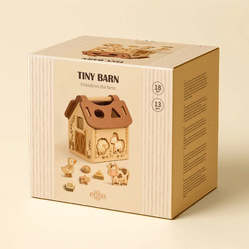 Mrs Ertha houten sorteerspel Tiny Barn 18 mnd+