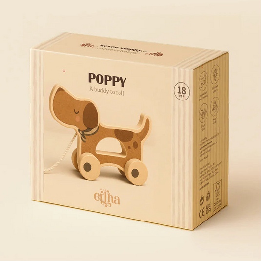 Mrs Ertha trekfiguur hondje Poppy 18mnd 658606270848 b