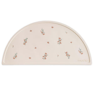 Mushie placemat pink flowers