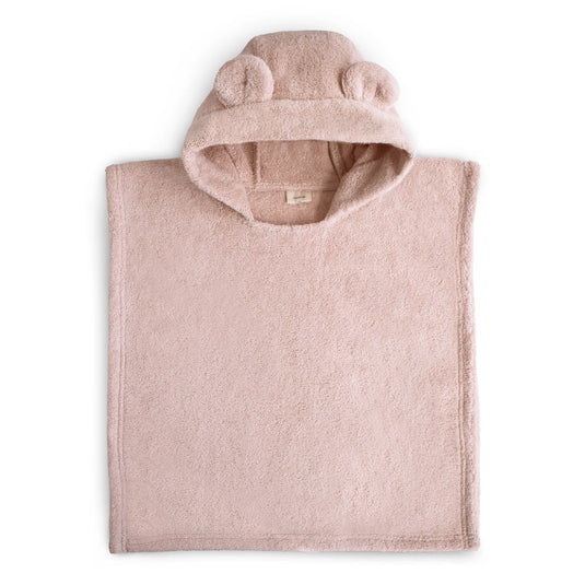 Mushie badponcho beer blush 1-3 jr