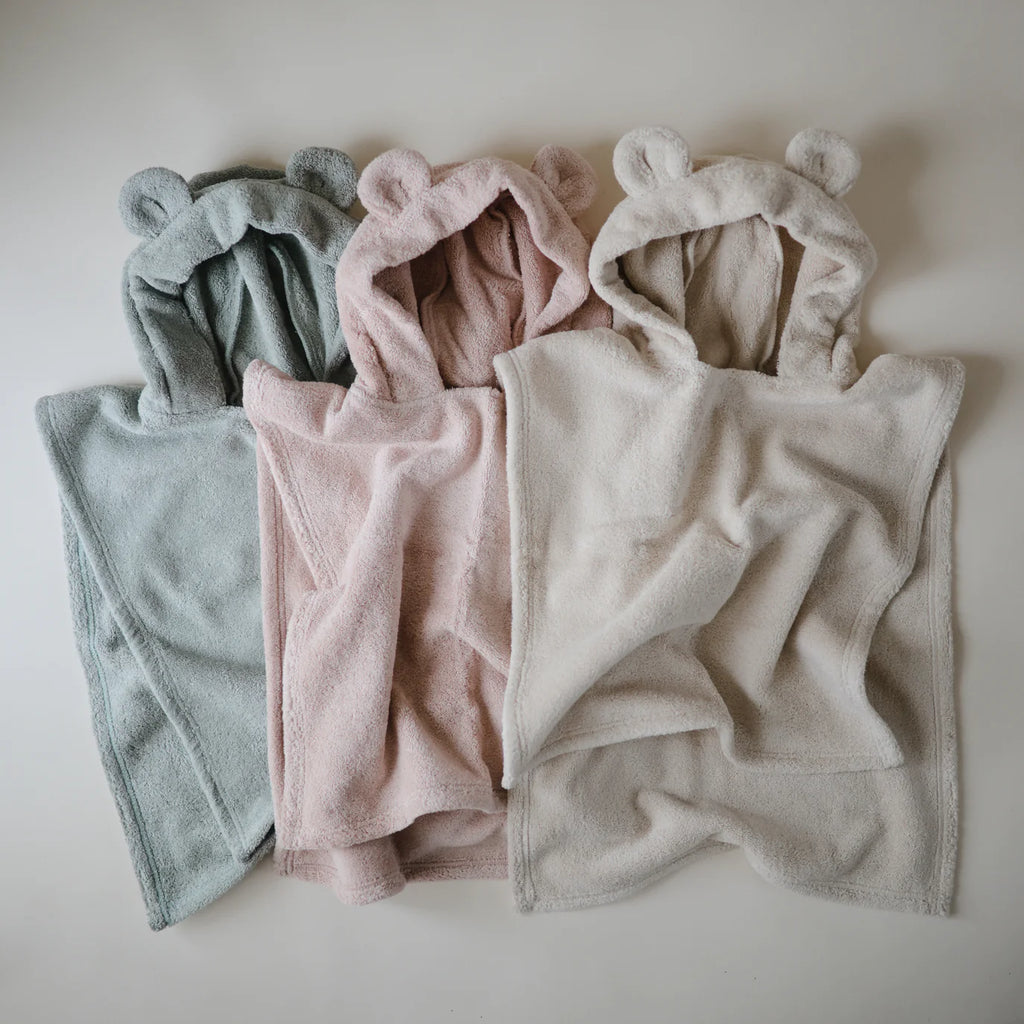 Mushie badponcho beer moss 1-3 jr 7071403