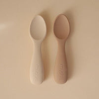 Mushie starter babylepels naturel sand