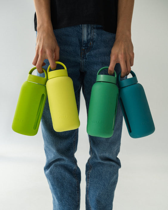 Muuki drinkfles daily bottle Frosted green 720 mlMUKSTRAW21c