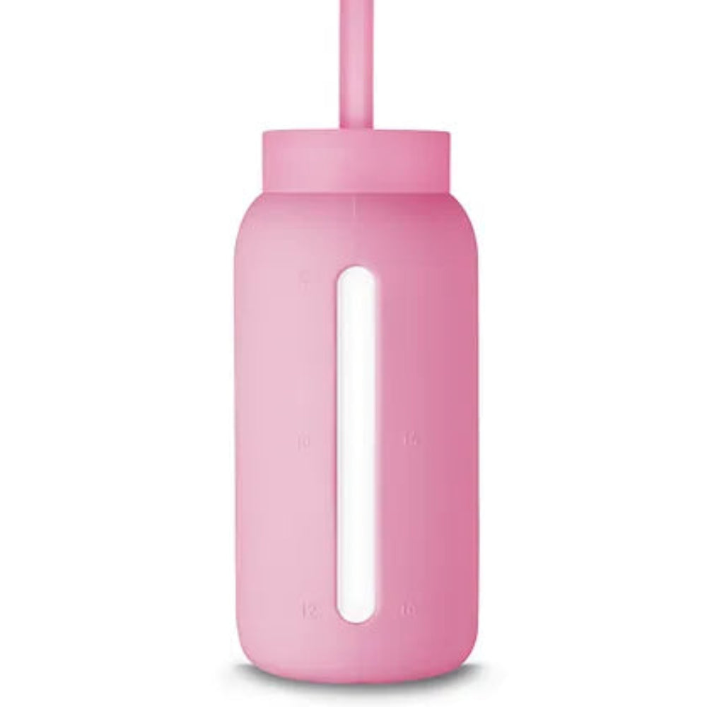 Buy Muuki lounge straw + dop flamingo pink
