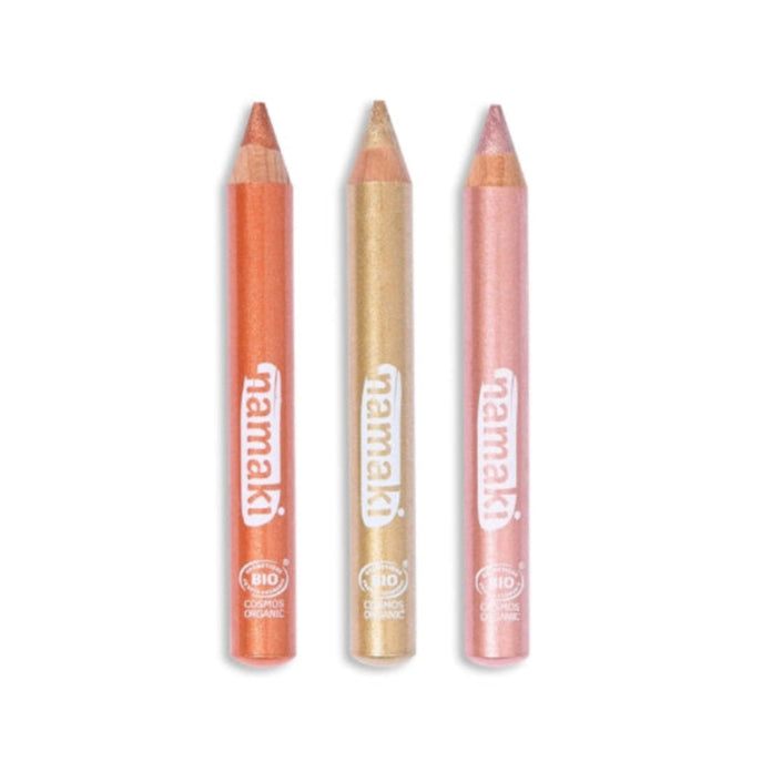 Namaki Make up glitterpotloden sunshine 3 stks2