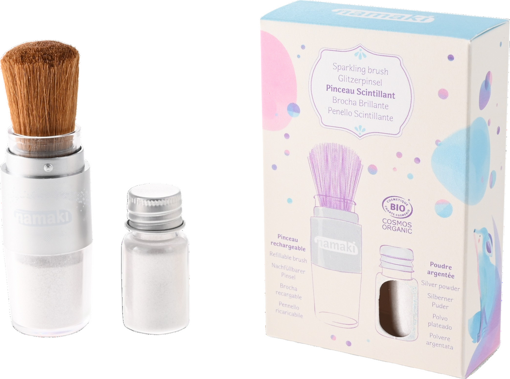 Namaki glitter en magische kwast zilver 3 jr+