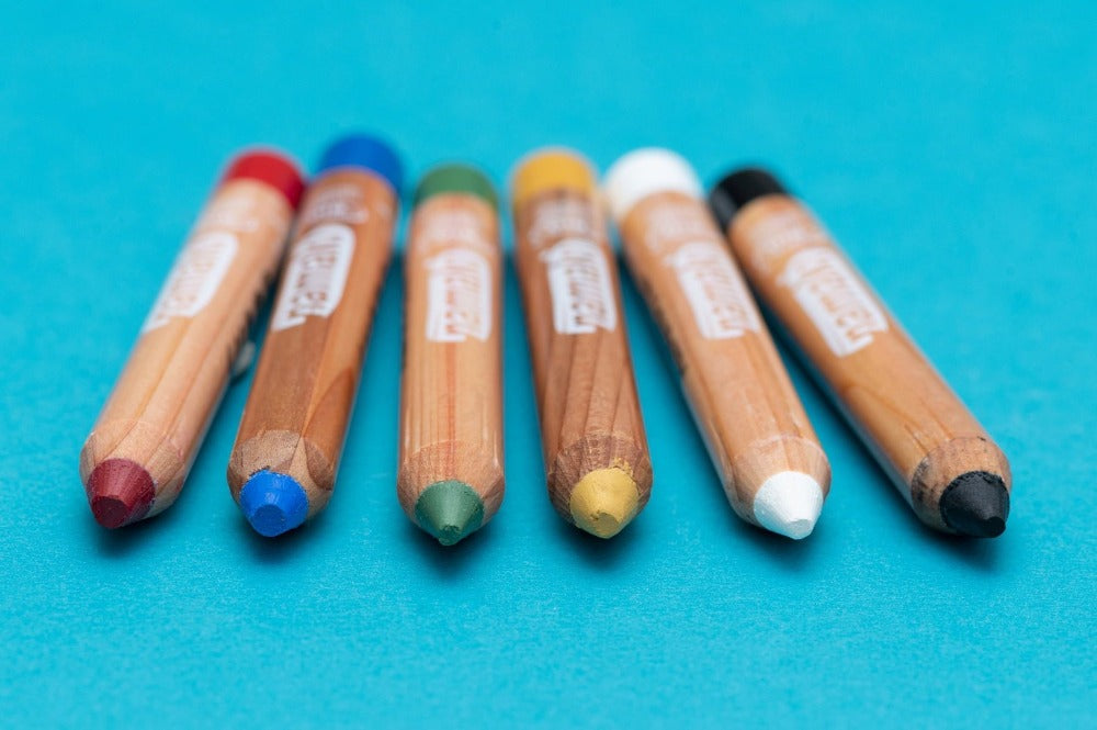 Namaki schminkpotloden rainbow 6 kleuren 3 jr+