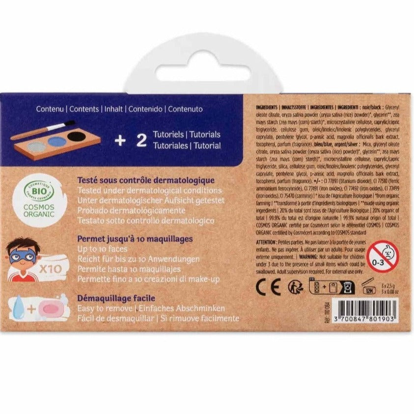 Namaki schminkset ridder en superheld 3 kleuren 3 jr+ 110084