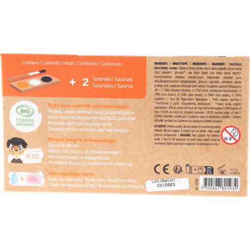 Namaki schminkset tijger en vos 3 kleuren 3 jr+