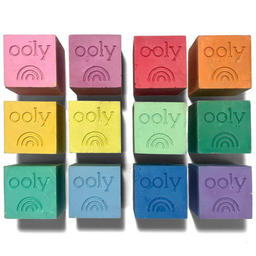OOLY Chalk O Rama block sidewalk chalk 3 jr+