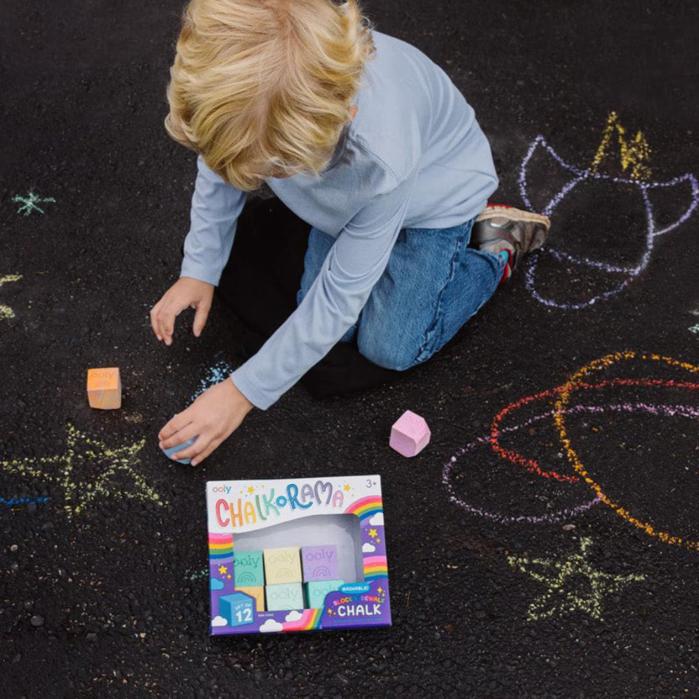 OOLY Chalk O Rama block sidewalk chalk 3 jr+ 810104682466