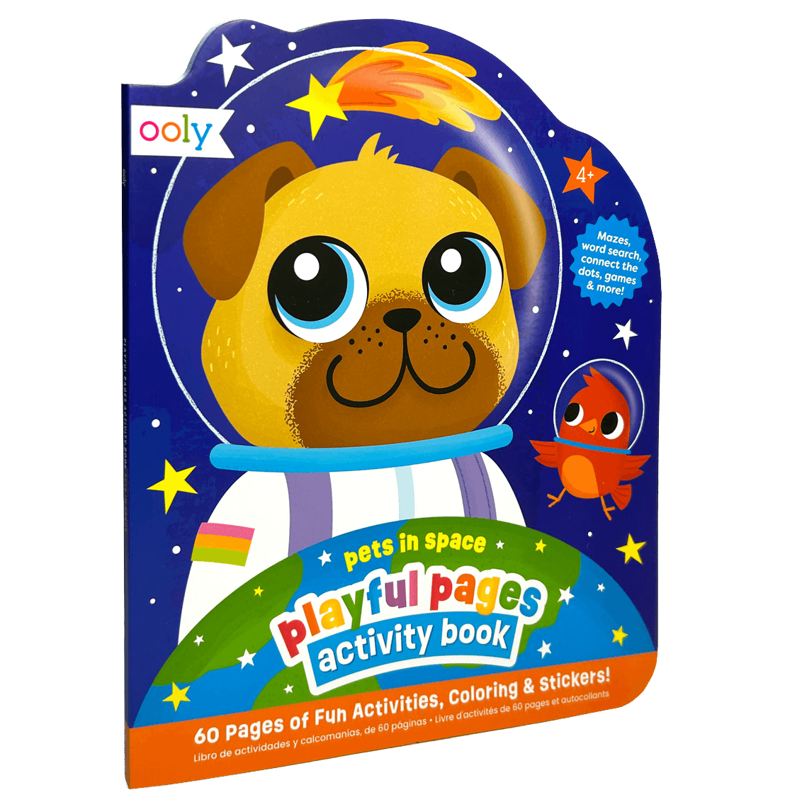 OOLY activity book pets in space 4 jr+