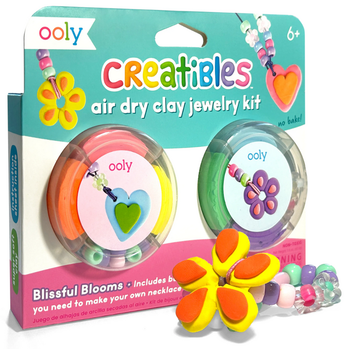OOLY creatibles set jewelry Blissful Blooms 6 jr+3
