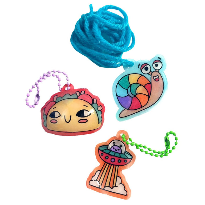 OOLY shrink-its DIY art kit Fun friends 6 jr+