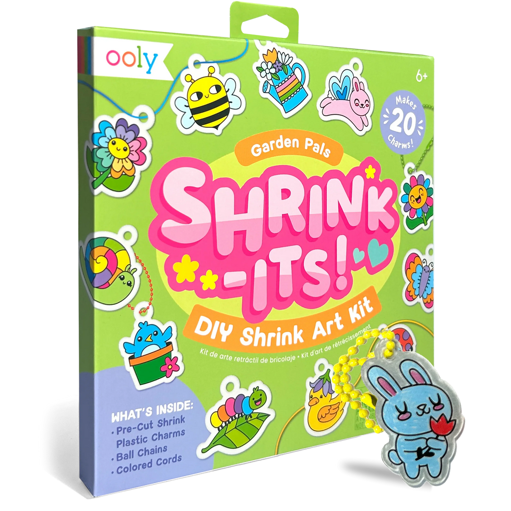 Buy OOLY shrink-its DIY art kit Garden Pals 6 jr+