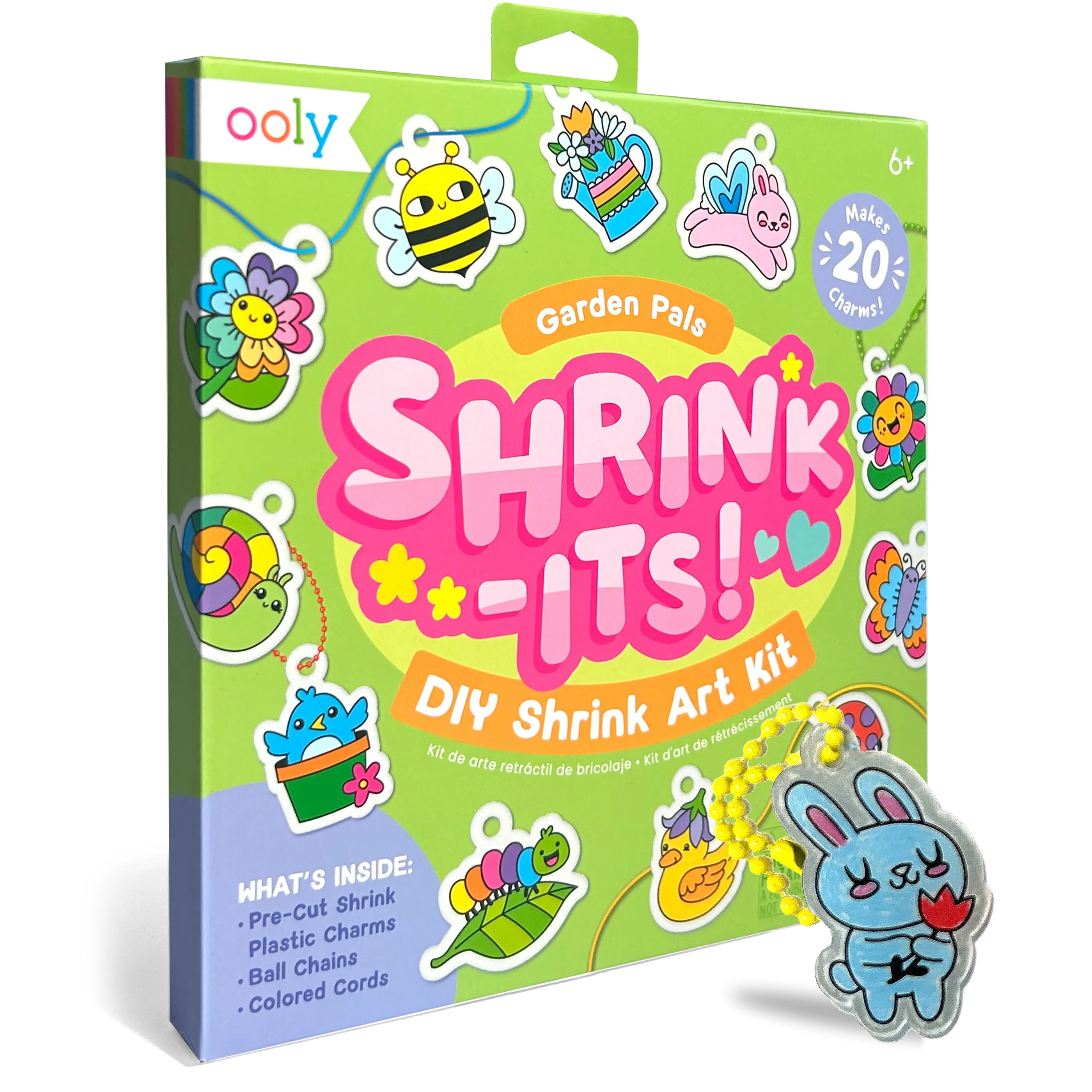 Buy OOLY shrink-its DIY art kit Garden Pals 6 jr+
