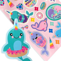 OOLY stickiville geurstickers Nom nom narwals