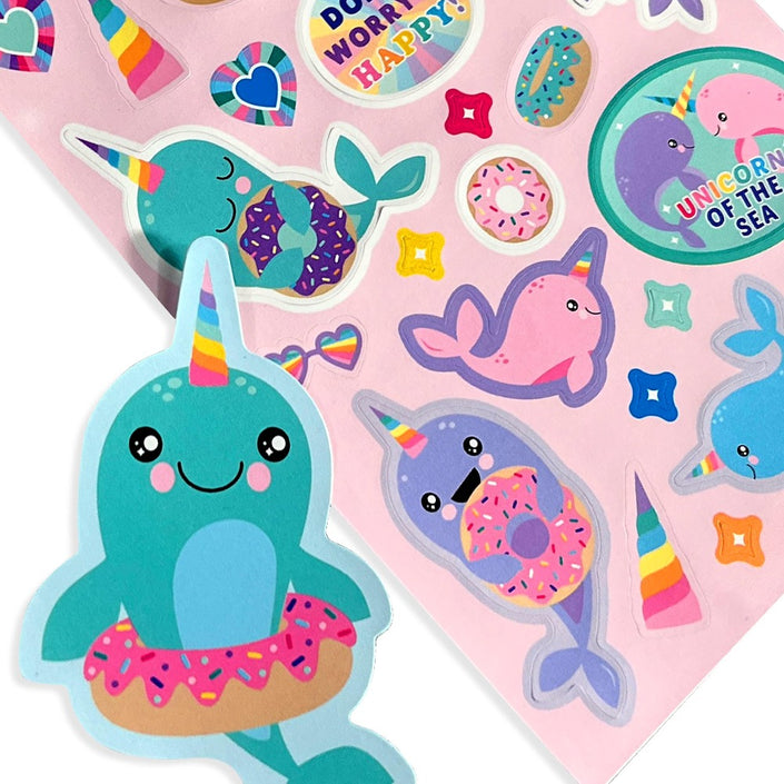 OOLY stickiville geurstickers Nom nom narwals