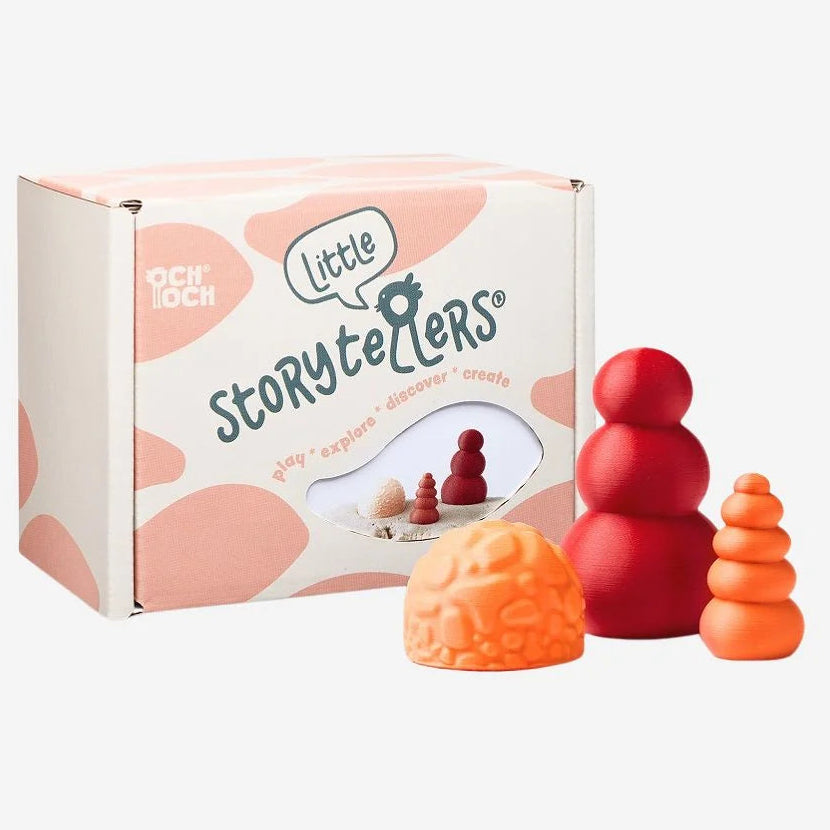 OchOch - Little Storytellers sensorische figuren orange outdoor 3 jr+