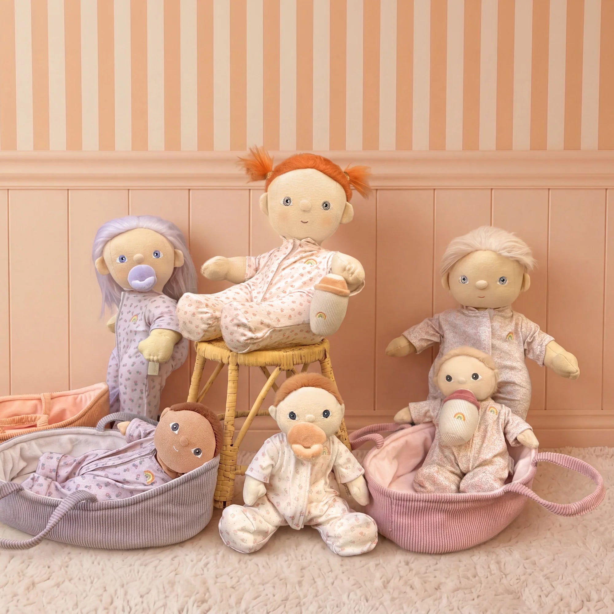 Olli Ella Dinkum Doll Pyjama Sweetheart Lilac 3 jr+