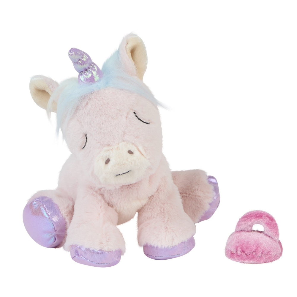 Olli Ella Binky Baby Unicorn Sparkle Pink pluche + polyester + velvet