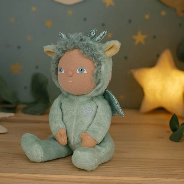 Olli Ella Dinky Dinkum Doll Dante Dragon Green 9353515051397 b