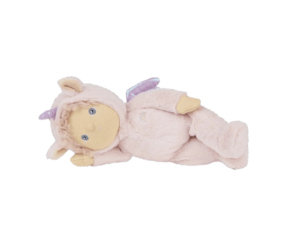 Olli Ella Dinky Dinkums Unicorns Una pink katoen + polyester
