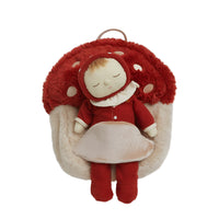 Olli Ella Hopalong Mushroom Backpack redOEKBAG-MBA-REOc