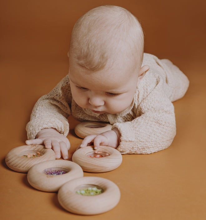 Petit Boum sensorische donut watermeloen 6 mnd +