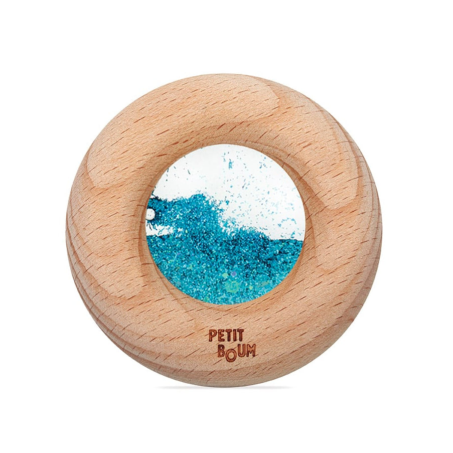 Petit Boum sensorische calm donut turquoise 6 mnd +