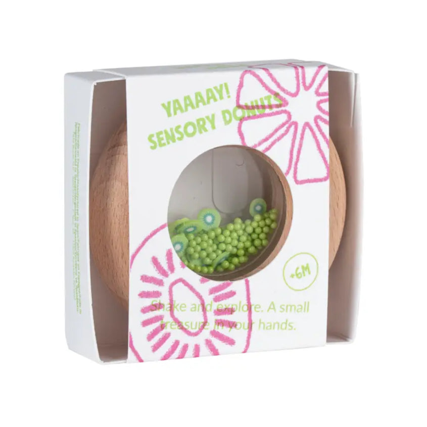 Buy Petit Boum sensorische donut kiwi's 6 mnd +