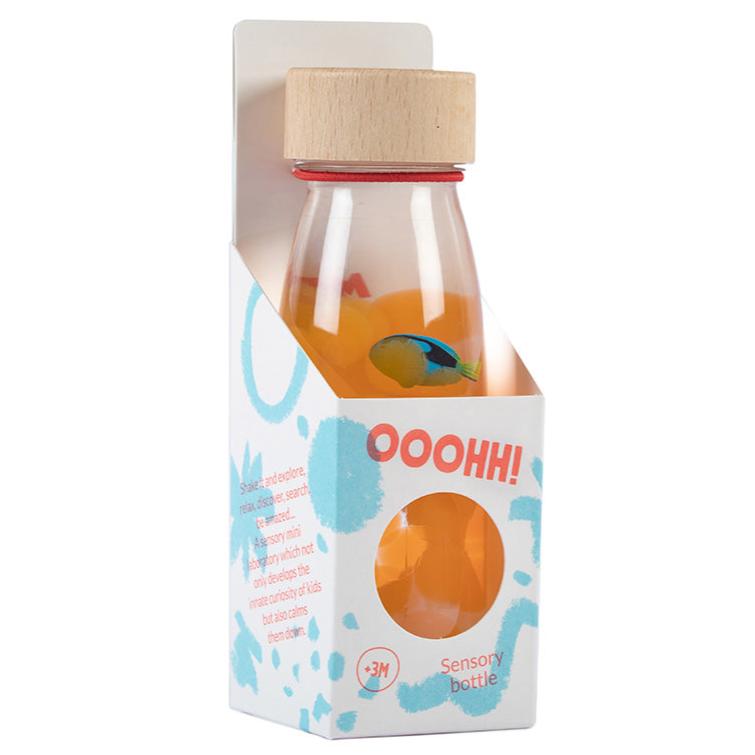 Petit Boum sensorische fles Sound Blue tang 3 mnd+