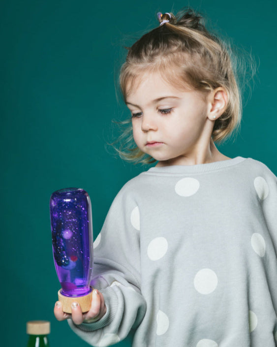 Petit Boum sensorische fles Float Purple 3 mnd+ PBFPURPLEc