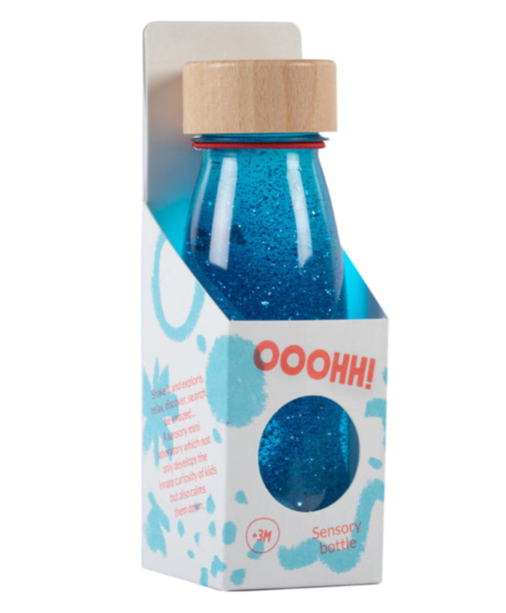Petit Boum sensorische fles Float blue 3 mnd+